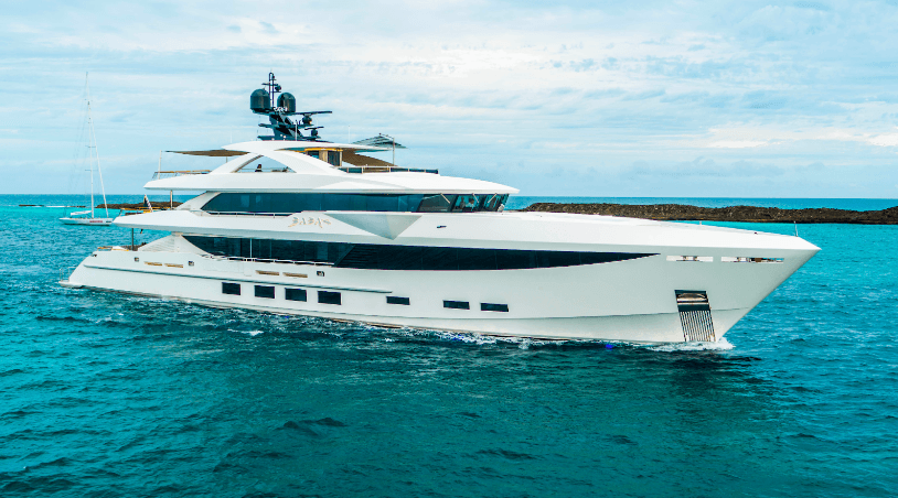 Photo of a yacht at sea